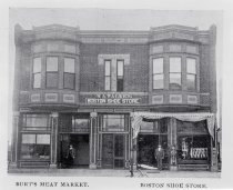 Burt's Meat Market and Boston Shoe Store